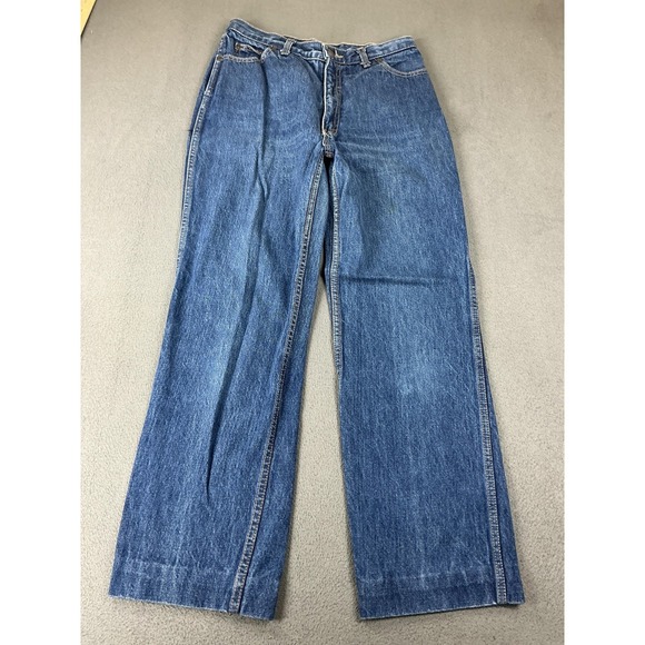Calvin Klein Denim - Vintage Calvin Klein Jeans Womens 14 Blue High Rise Relaxed Straight Denim USA